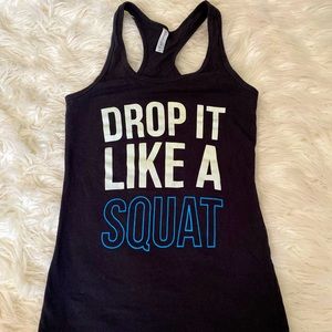 Funny workout tank!